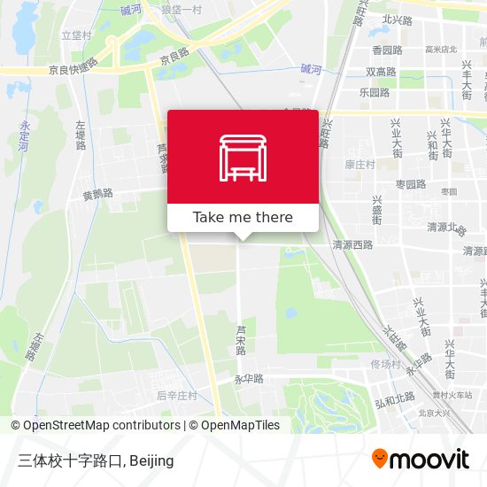 三体校十字路口 map