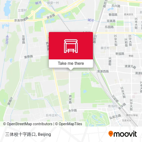 三体校十字路口 map