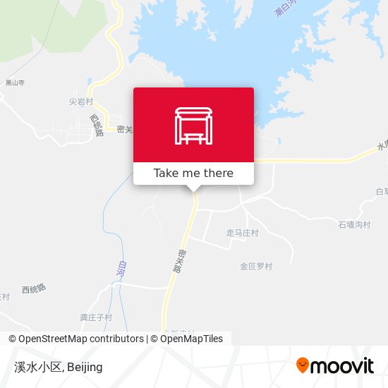 溪水小区 map