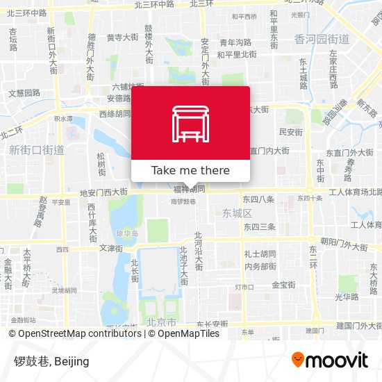 锣鼓巷 map