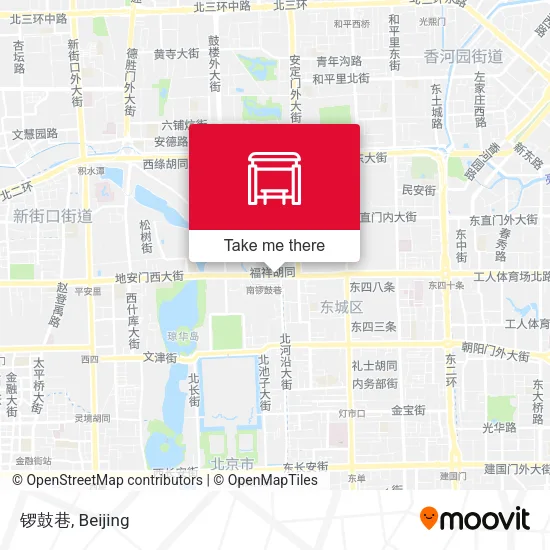 锣鼓巷 map