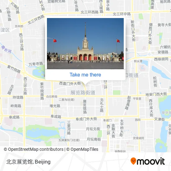 北京展览馆 map
