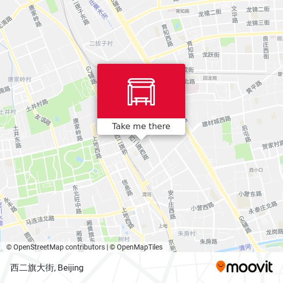 西二旗大街 map