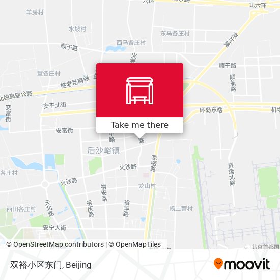 双裕小区东门 map