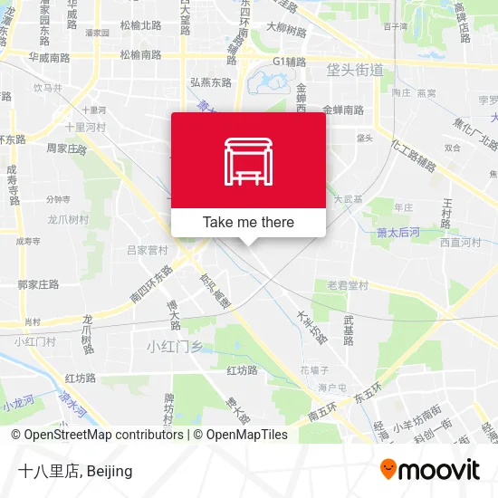 十八里店 map