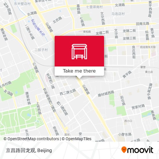 京昌路回龙观 map