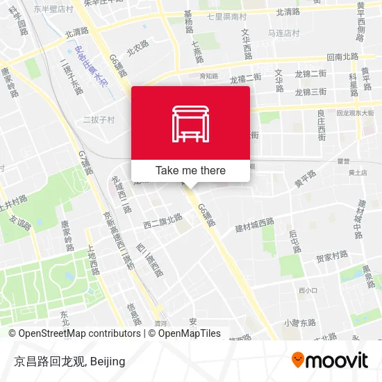 京昌路回龙观 map