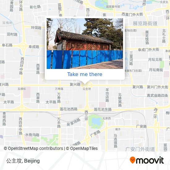 公主坟 map