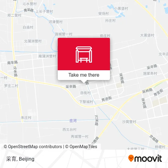 采育 map