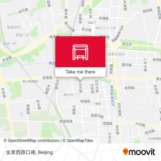 金星西路口南 map