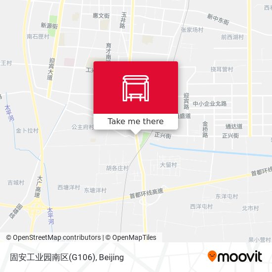 固安工业园南区(G106) map
