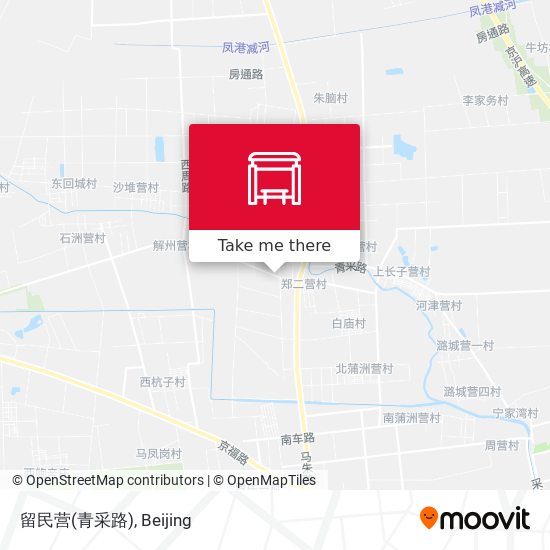 留民营(青采路) map