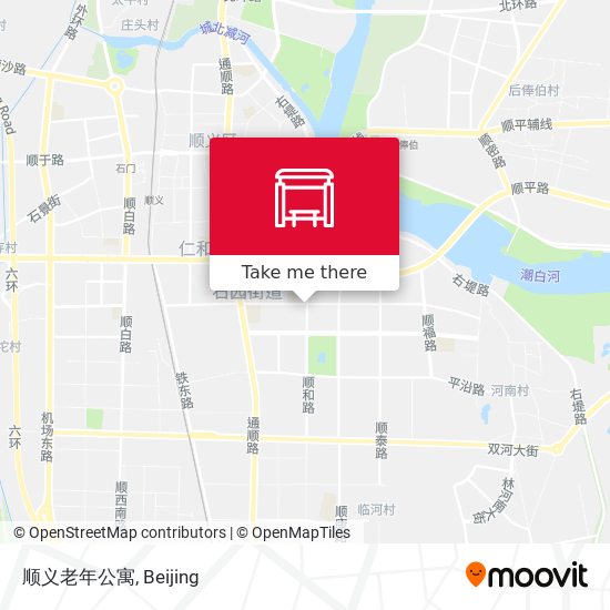 顺义老年公寓 map