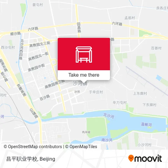 昌平职业学校 map
