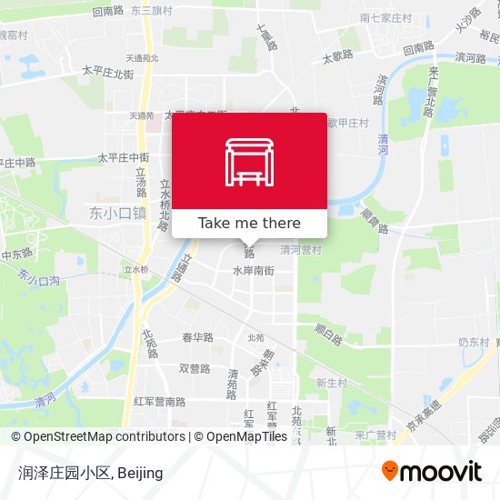 润泽庄园小区 map