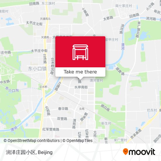 润泽庄园小区 map