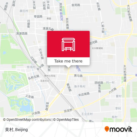 黄村 map