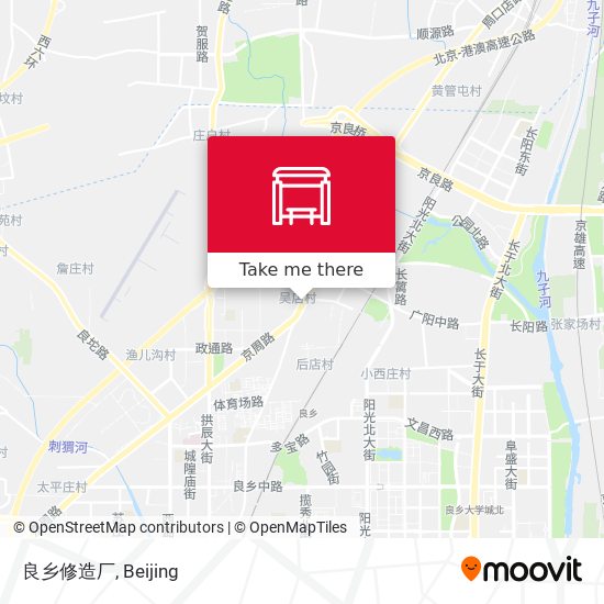 良乡修造厂 map