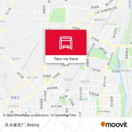 良乡修造厂 map