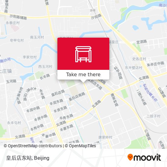 皇后店东站 map