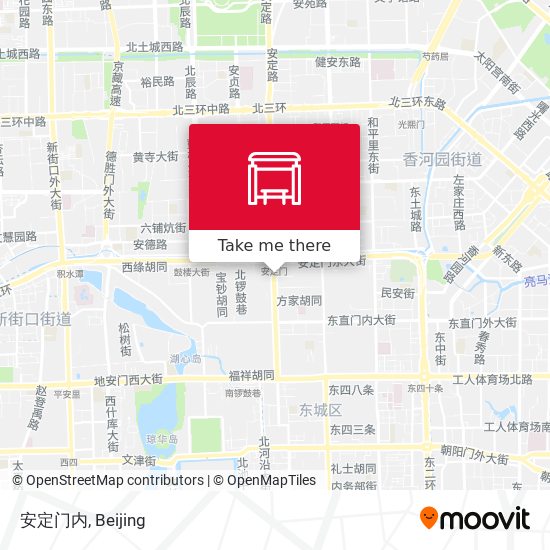 安定门内 map