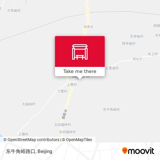 东牛角峪路口 map