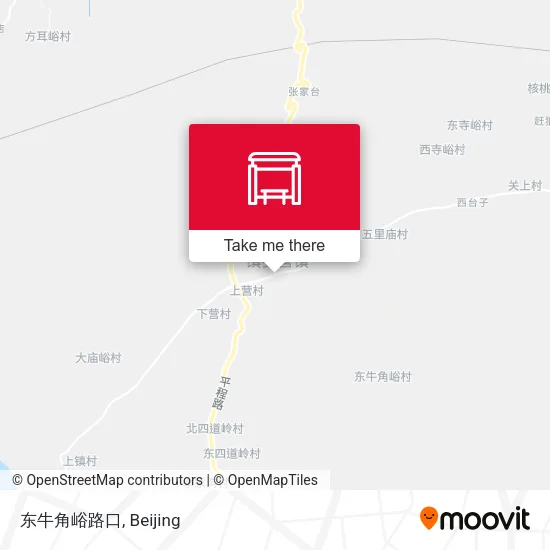 东牛角峪路口 map