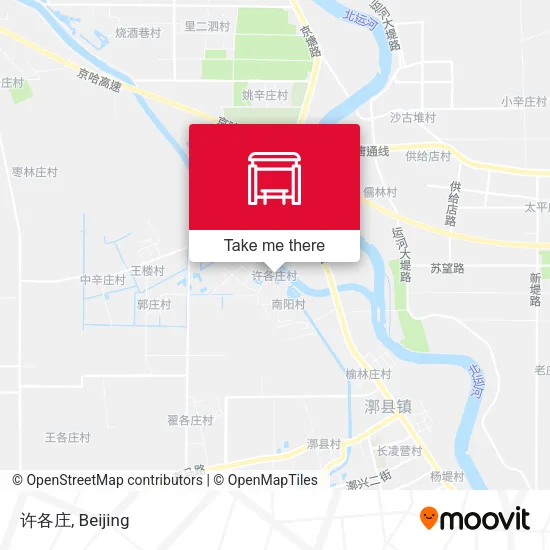许各庄 map