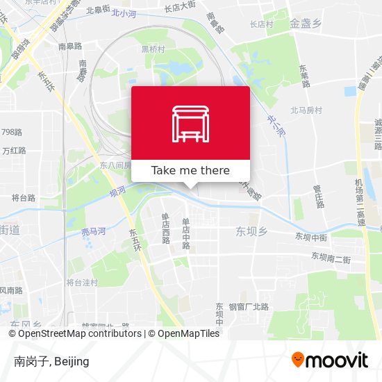 南岗子 map
