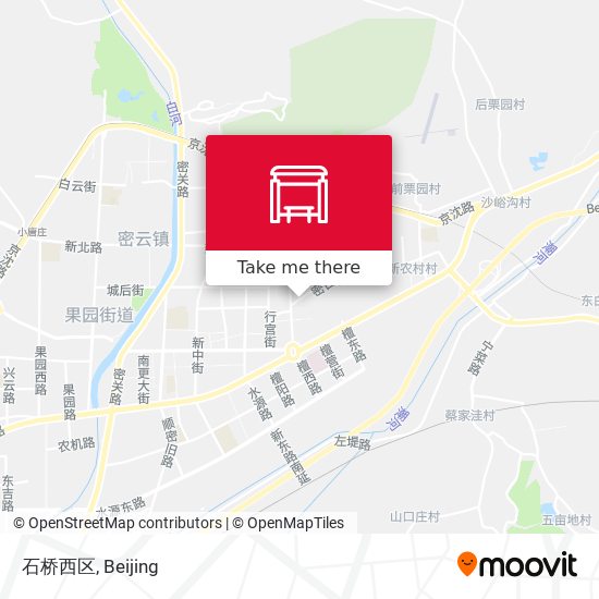 石桥西区 map