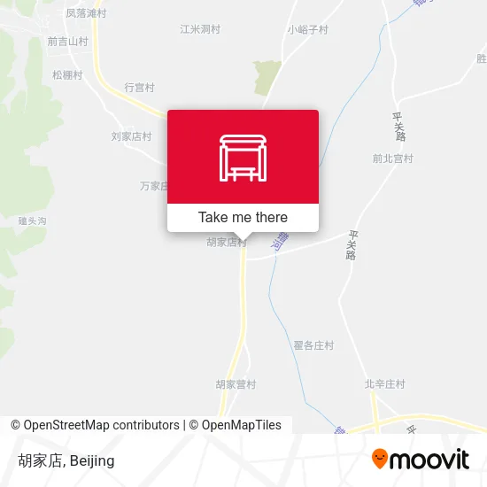 胡家店 map