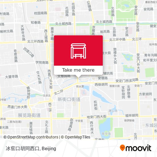 冰窖口胡同西口 map