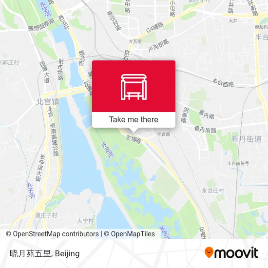 晓月苑五里 map