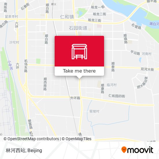 林河西站 map