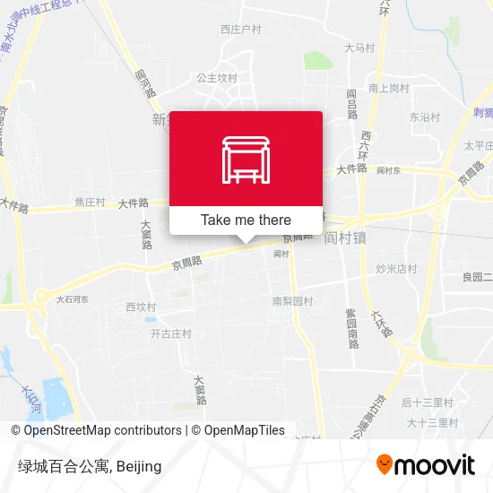 绿城百合公寓 map