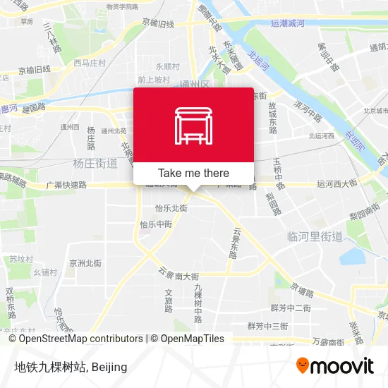 地铁九棵树站 map