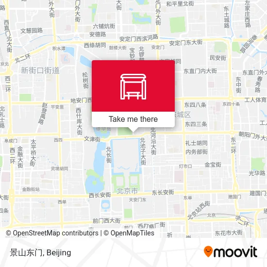 景山东门 map