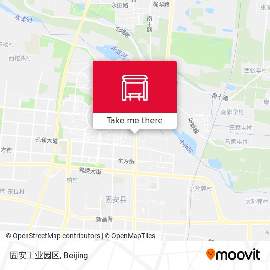 固安工业园区 map