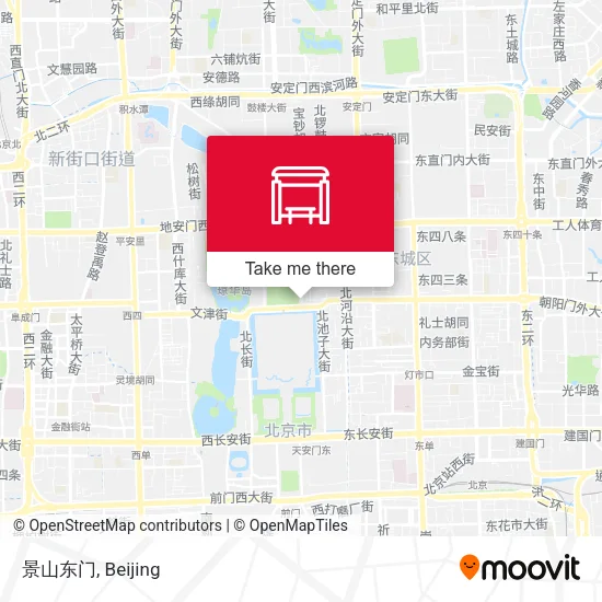 景山东门 map