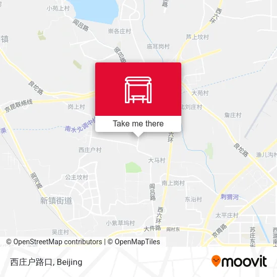 西庄户路口 map