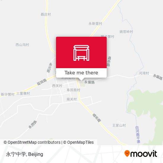 永宁中学 map