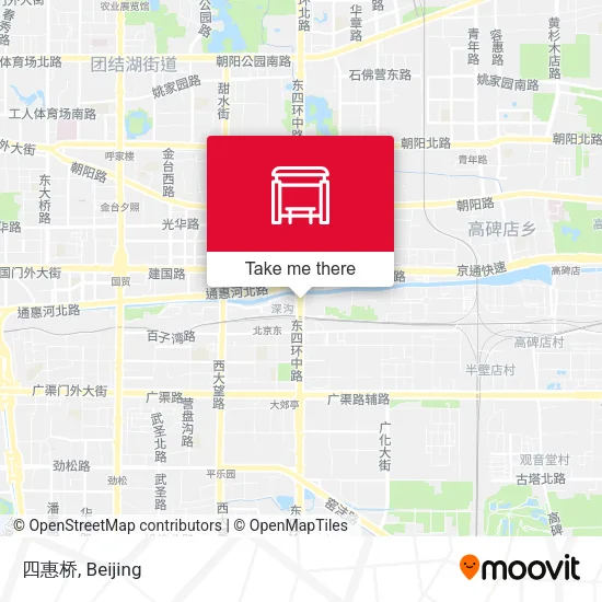 四惠桥 map