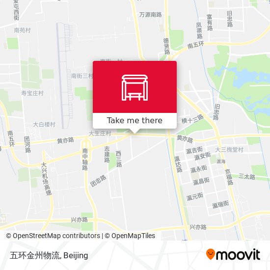 五环金州物流 map