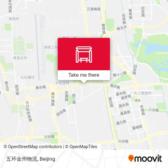 五环金州物流 map
