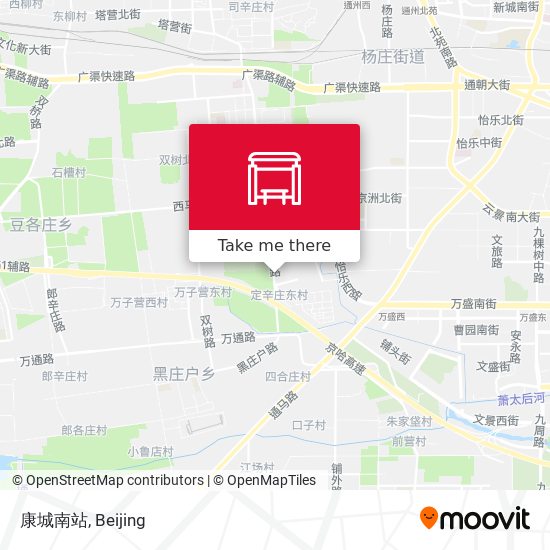 康城南站 map