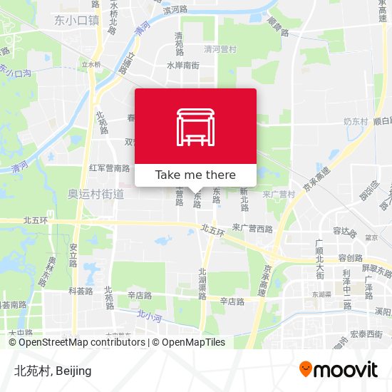 北苑村 map