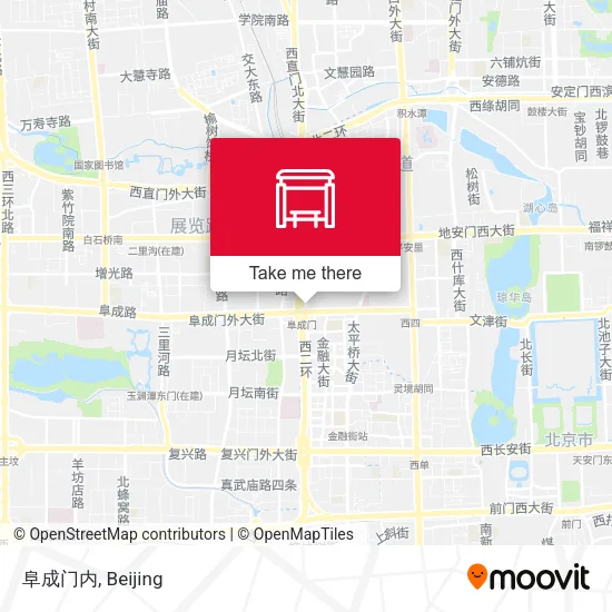 阜成门内 map