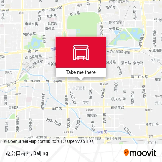 赵公口桥西 map