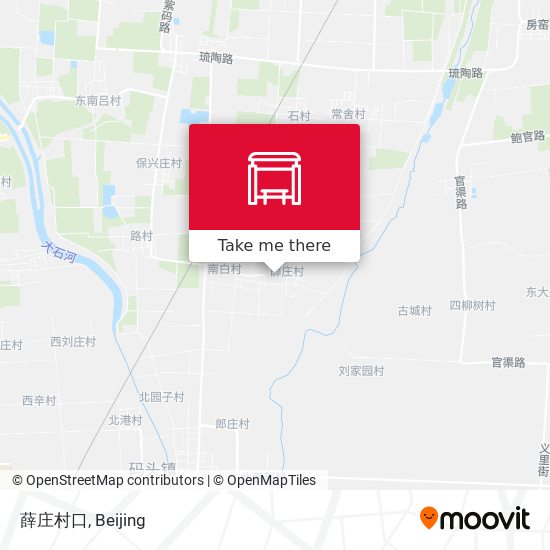 薛庄村口 map