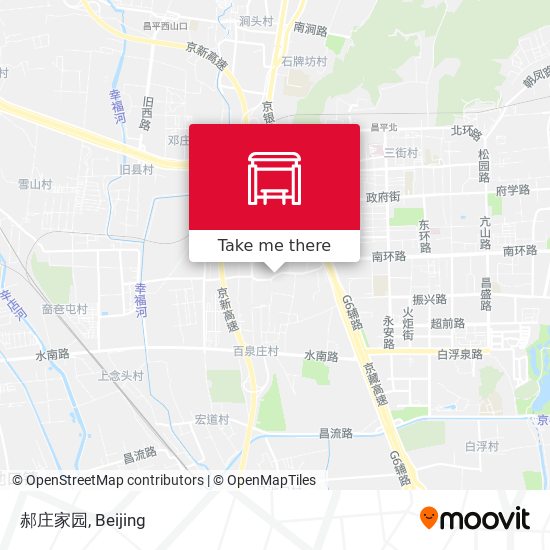郝庄家园 map